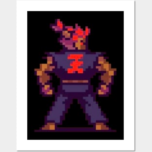 Akuma 8 bit Posters and Art